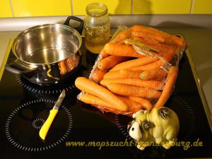 Mops Morosche Karottensuppe-Zutaten
